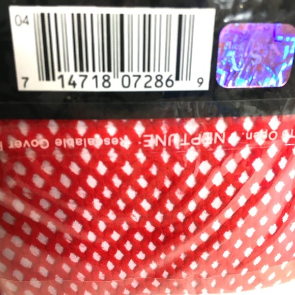 * Leg Ave #9011 Thigh High Red Fishnet NOS NWT - Picture 8 of 8